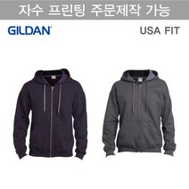 길단 18700 기모 무지 후드 집업 USA핏 오버핏