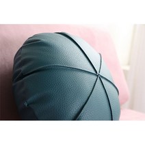 조브라운 원형 호박 디자인 소파 쿠션 동그란 쿠션, 겉무늬, 코발트블루