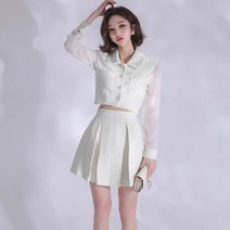 수입의류 정장 투피스 셋업 세트 대행사 여성 백화점 봄 이보영 아나운서협찬 패션 명품 추천 하객룩 코디