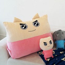 빨간내복야코 야코페이스 삼각등쿠션 원룸인테리어 등받이쿠션, 단품