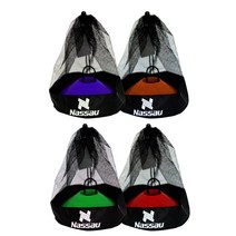 낫소 접시콘 세트 10개입 칼라콘 축구 연습 훈련용품, 블루