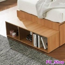ForU163 책장형 보조계단 SS 수납장 다용도선반 다용도책장 다용도수납장 책장, 화이트
