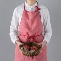 리노에리나 리투아니아린넨 내추럴 앞치마 까멜리아, 옵션선택
