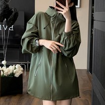 빨강몽키 여성 봄 가을 빅사이즈 후드 집업 점퍼