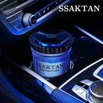 싹탄 차량용 고급 방향제 디퓨저 휘산기 실내 탈취제 무드등, 스타일:싹탄휘산기+피톤치드