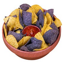 Nostalgia Taco Tuesday 10-Inch Tortilla Chip Salsa Bowl Perfect For Potato Chips Pretzels Veggie, 1