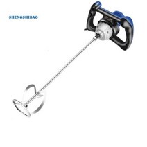 콘크리트 시멘트 페인트 믹서기 공사장 자동 교반기 배합기 믹서 드릴, A.2단감속 6단 속도조절 60CM개