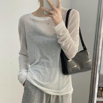 탑보그 여리여리 라운드넥 레이어드 티셔츠(4컬러)