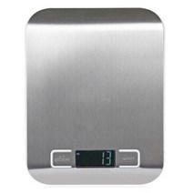 10kg 전자 저울 필즈굿아이템 FGISCL01 실버 대용량 커피 원두 바리스타, A타입) 주방저울 FX10-실버