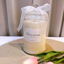 다온향기 700ml 대용량 천연 소이 캔들, 1개, 블랙 체리