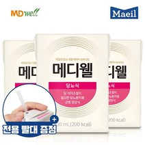 메디웰 메디웰 당뇨식 1박스 (200ml x 24팩)+전용빨대, 상세 설명 참조, 단일옵션