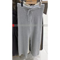Uniqlo 여성용 부드러운 니트 탄성 바지 441795 UNIQLO 가을 겨울 스트레이트 홈 잠옷 바지