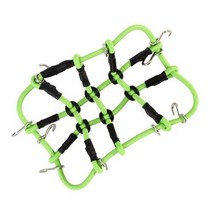 INJORA118 124 RC 크롤러 자동차 TRX4M SCX24 FCX24 Enduro24 용 연료 탱크 쇼블 오일 드럼 성형 장식, Luggage Net Green