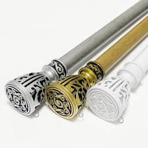 리프트업 장구커튼봉25mm, 골드