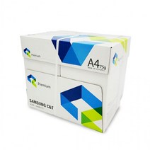 삼성 프리미엄 A4용지 500매X5권 총2500매 한박스 복사지 복사용지 A4, 삼성 프리미엄A4지2500매