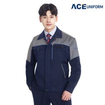 에이스유니폼 여름작업복 ACE-2004 근무복 상의 바지, L