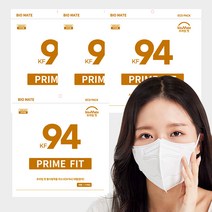 [100매] 프라임핏 황사방역용마스크(KF94)(대형)(흰색), 4개, 25개입