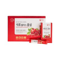 석류 플러스 홍삼스틱 10g x 30포 석류즙 홍삼농축액, 1박스