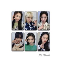 아이브 IVE AFTER LIKE 앨범 굿즈 포토카드 응원카드 6PCS 세트, IVE-XX-006