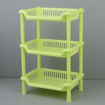 사각 그린 3단 레고선반 복도 틈새선반장 진열장 거실 계단식 아이방 스탠드, 기본