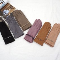 차밍몰 여성 스웨이드 장갑(S5122-가죽띠)여성장갑 겨울