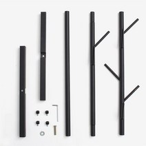 북유럽풍 나뭇가지 봉 화이트 스탠드옷걸이 옷방행거