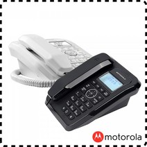모토로라 유선 일반 전화기 SC250R 발신자표시 자동응답, 블랙