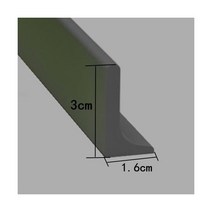샤워 댐 욕실 액세서리 실리콘 건식 및 습식 분리 물 유지 스트립 홍수 배리어 도어 스토퍼 가드 차단기, gray_30cm