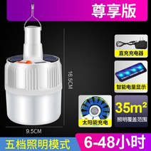 LED태양광정원등 태양열 통합 야외 정원 조명 홈 실내 및 실외 led 전구 방수 농촌, 태양광 겸용 560w 5단 조정 전력 표시 6-4