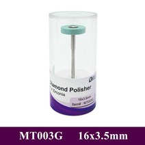 WellCK 1 개 치과 세라믹 다이아몬드 연마 헤드 그라인더 지르코니아 도자기 생크 Diameter-2.35mm, 03 MT003G-16x3.5mm