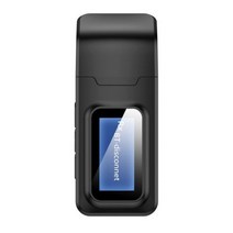 x012 USB 블루투스 5.0 오디오 송수신기 LCD 디스플레이 스테레오 무선 어댑터 동글 PC TV 자동차 헤드폰 호환, BT10