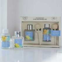 [KT알파쇼핑]더 허브샵 차량용 디퓨저 선물세트 50ml+50ml 자동차 드라이브, 더허브샵 차량용 디퓨저 선물세트 50ml/블랙체리