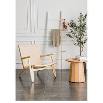 칼한센앤선 한스웨그너 라탄의자 CH25 카페 라운지 원목 디자인 체어, 원목색 소파 의자