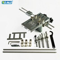 도웰링지그 맥스 3 in One 펀치 포지셔너 가구 용 Dowelling Jig 빠른 연결 목공 드릴 가이드 키트 위치, [03] DELUXE with extended, 03 DELUXE with extended