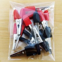 전기회로 수업재료 악어이빨 집게 10개 DIY 실험재료 만들기