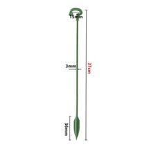 거실 꽃 화분 20 pcs 정원 단일 줄기 식물 지원 스테이크 분재 호접란 지원 막대, 37cm, 03 37cm
