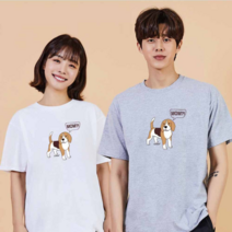 오너클랜 비글 디지털프린팅 인쇄티셔츠 반팔티 오버핏