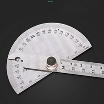 공학용 분도기 각도기 설계 도면 치수 길이 각도, 단품