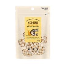더캣 동결건조 큐브 고양이 간식 20g, 대구, 48개
