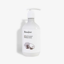 보나쥬르 리얼 코코넛 비건 바디로션 패밀리 보습 대용량 로션 300ml