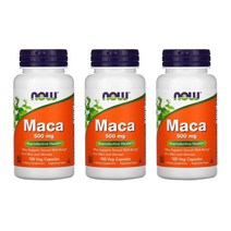 [3개] 나우푸드 마카 500mg 100베지캡슐 십자화과 페루 인삼