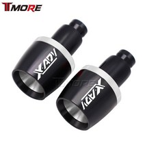 xadv750 바이크튜닝용품혼다 X-ADV750 XADV 750 X 오토바이 CNC 알루미늄 범용 핸들 바 그립 엔드, 05 은