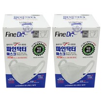 파인닥터 숨쉬기편안한 귀가편안한 KF94 마스크 100매, 단품