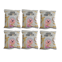 미니봉지스낵 잔망루피 인절미스낵 80g x 6개 사무실탕비실 간식, 1개