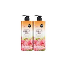 온더바디 플라워 바디워시 다마스크로즈 900g 2개 ML, 온더바디 플라워 바디워시 다마