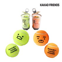 낫소 카카오 프렌즈 춘식이 라이언 테니스볼 2p 개인용 연습용 레슨용 테니스공 2개