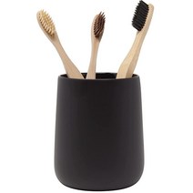 Yew Design 욕실용 매트 블랙 칫솔 홀더 치약 및 컵 USA 미국