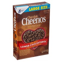 치리오스 Cheerios 초콜렛 리얼 코코아 라지 사이즈 시리얼 Cereal 405g, 1개