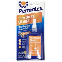 가재울유통 Permatex 25240 퍼마텍스 오렌지 고강도 나사 고정제 쓰레드락커 574950-9-40596ea, gajae7195 본상품선택