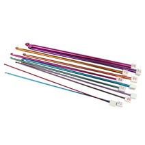 11 개/대 27 cm 단일 뾰족한 뜨개질 바늘 핀 스트레이트 알루미늄 diy 직조 도구 긴 스웨터 스카프 바늘 2.0-8mm, type1